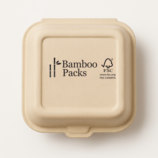 BambooPacks® Burger-Box – kompostierbar & plastikfrei